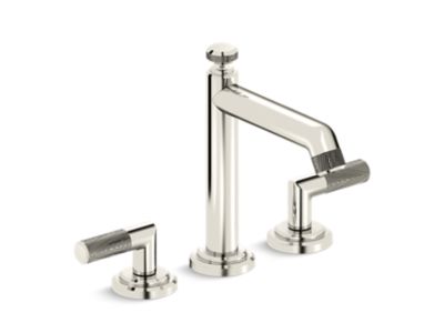 Deck-Mount Bath Faucet With Diverter