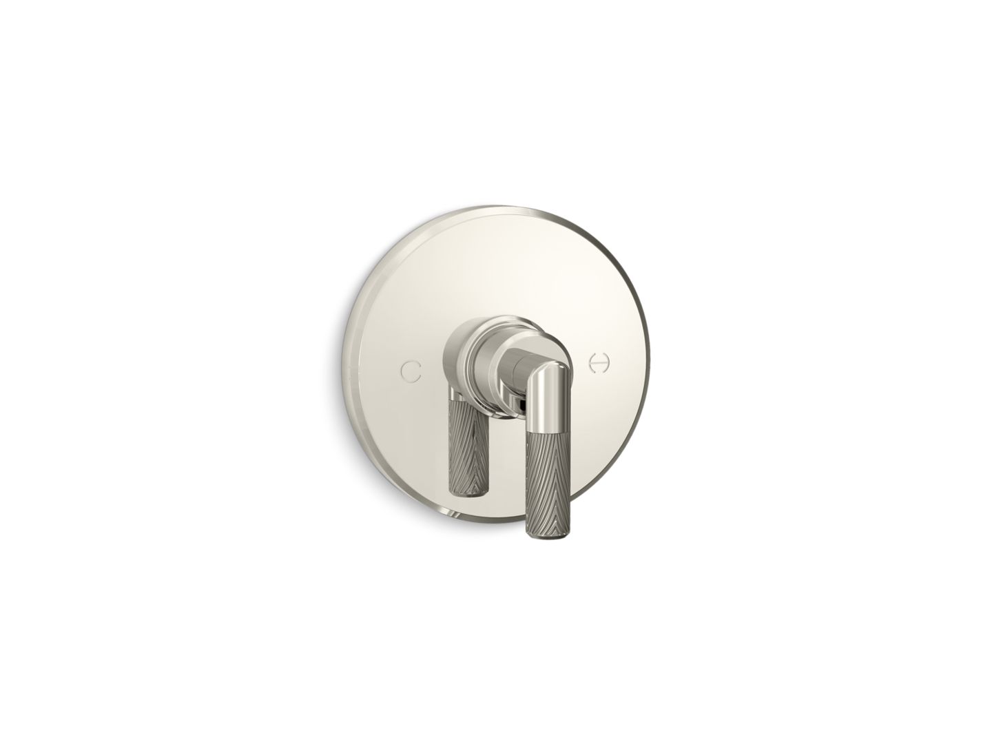 Pinna Paletta Thermostatic Trim, Lever Handle by Laura Kirar