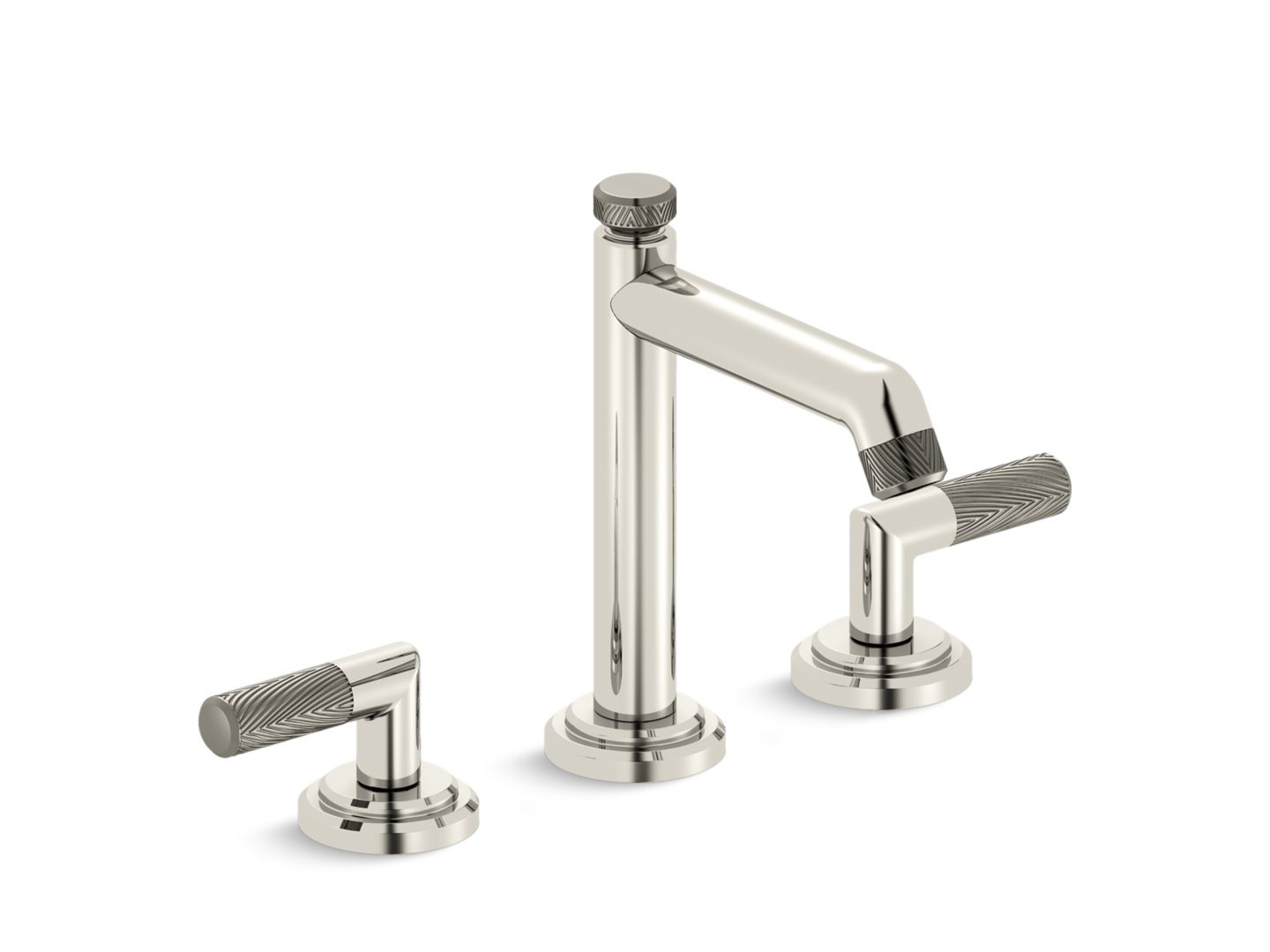 Pinna Paletta Sink Faucet, Tall Spout Lever Handles by Laura Kirar