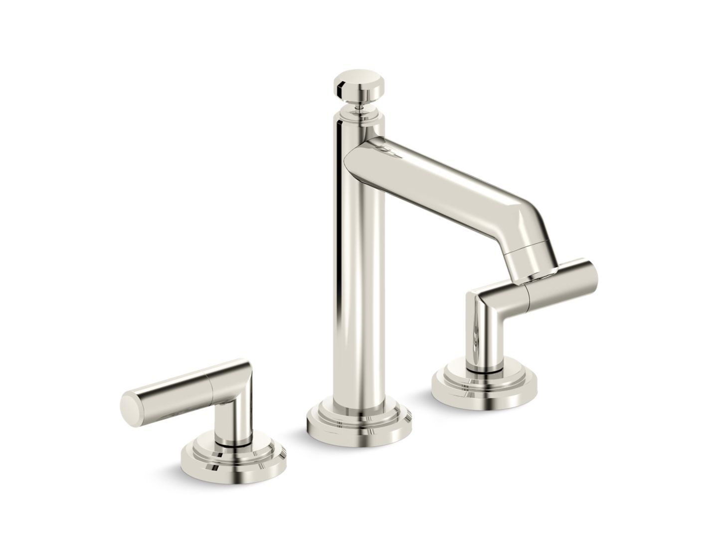 Pure Paletta Deck-Mount Bath Faucet with Diverter by laura Kirar