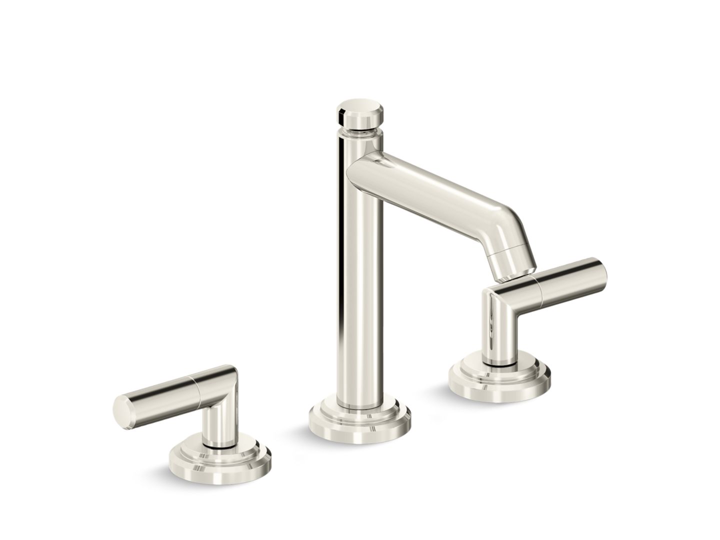 Pure Paletta Sink Faucet Tall Spout, Lever Handles by Laura Kirar