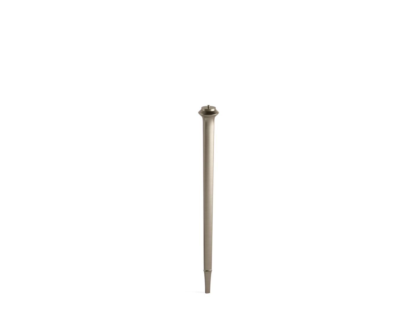Script® Console Table Leg w/Brushed Bronze Accent