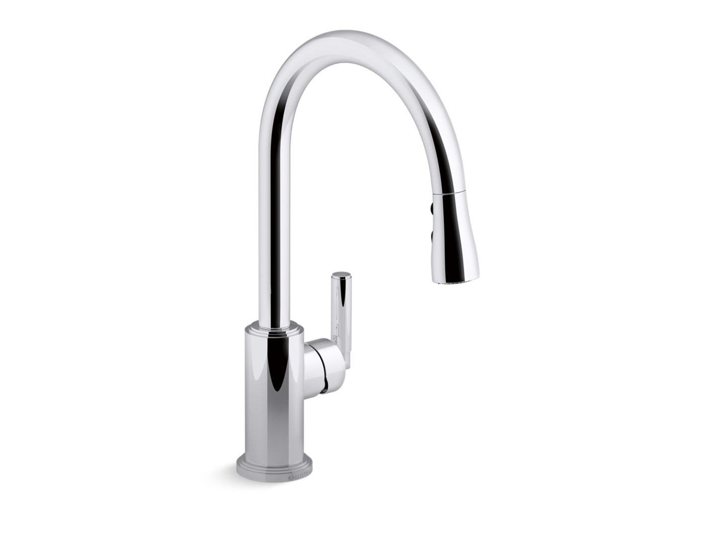 Vir Stil Minimal Pull-Down Kitchen Faucet