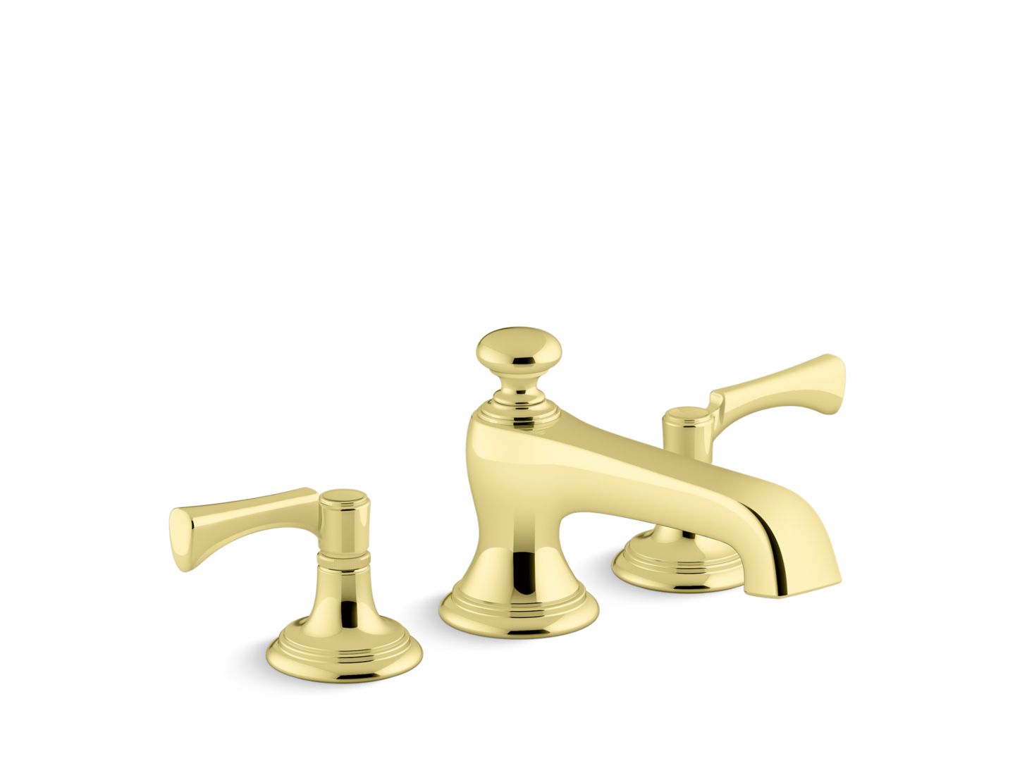 Bellis Deck-Mount Bath Faucet, Lever Handles