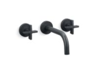 Wall-mount sink faucet, cross handles 0