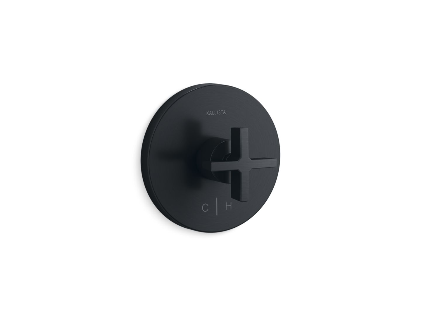 One™ Thermostatic trim, cross handle