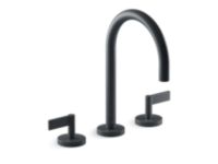 Sink Faucet, Gooseneck Spout, Lever Handles 0