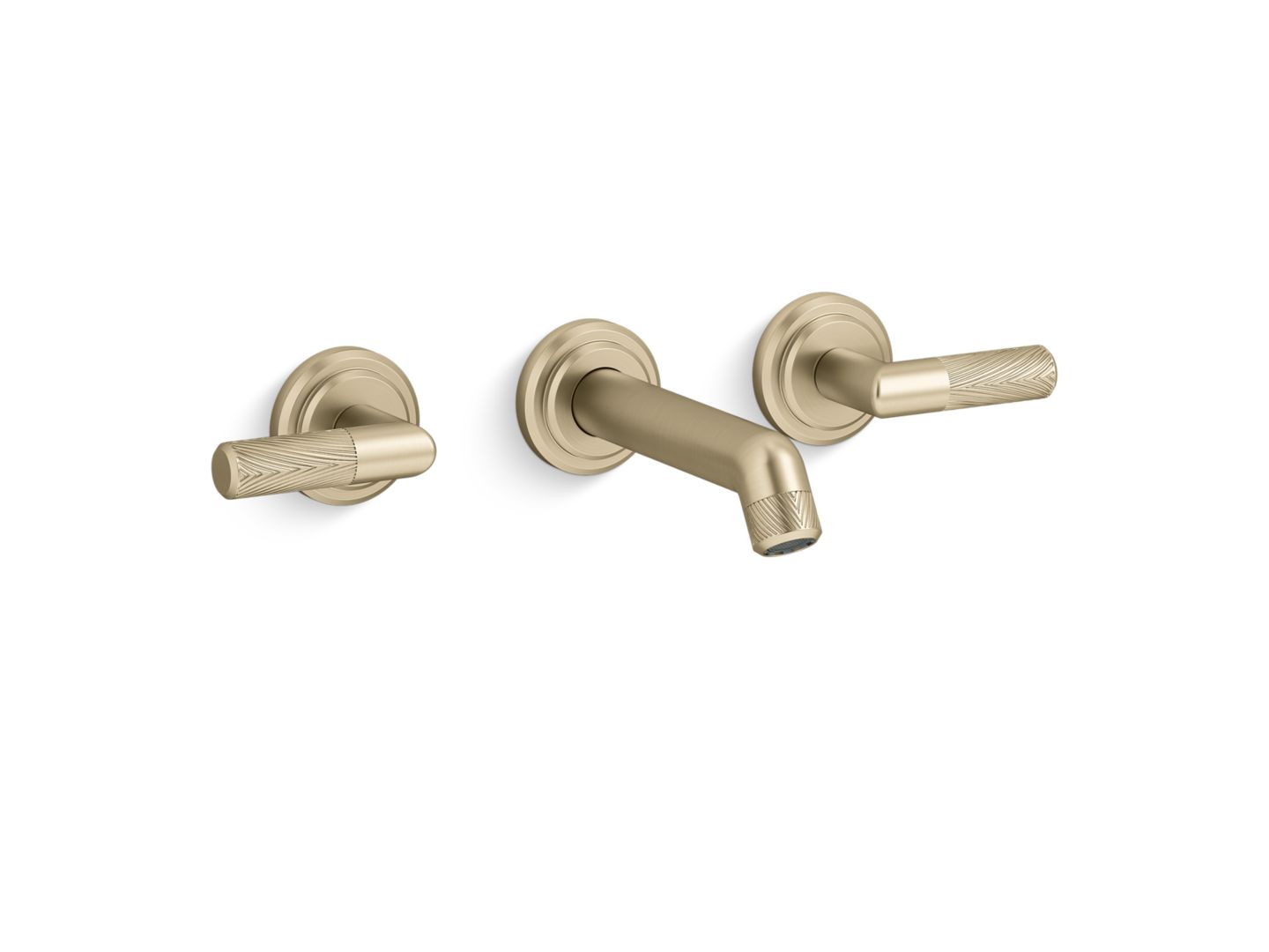 Pinna Paletta Wall-Mount Sink Faucet, Lever Handles by Laura Kirar