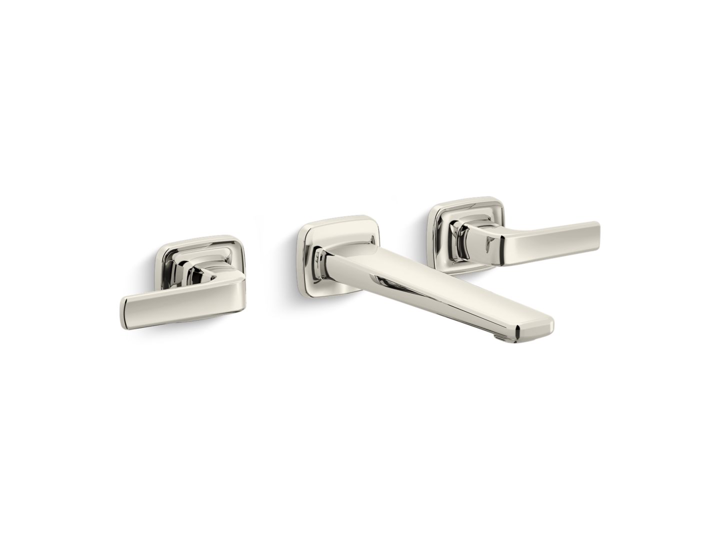 Per Se Wall-Mount Sink Faucet, Lever Handles