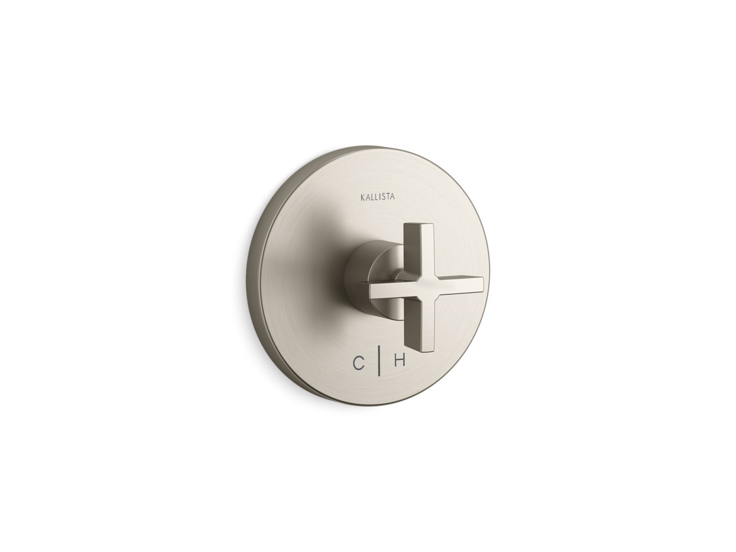 One™ Thermostatic trim, cross handle