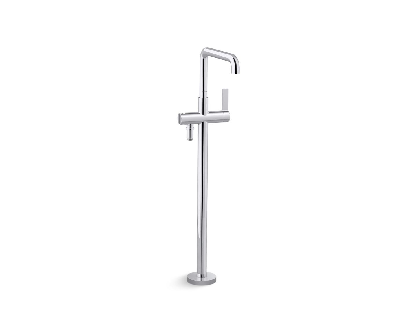 One Freestanding Bath Faucet, Less Handshower