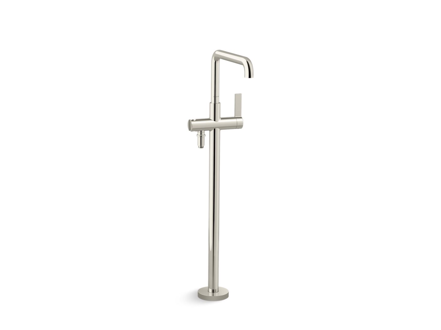 One Freestanding Bath Faucet, Less Handshower