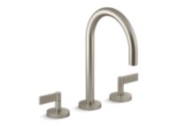 Sink Faucet, Gooseneck Spout, Lever Handles 0