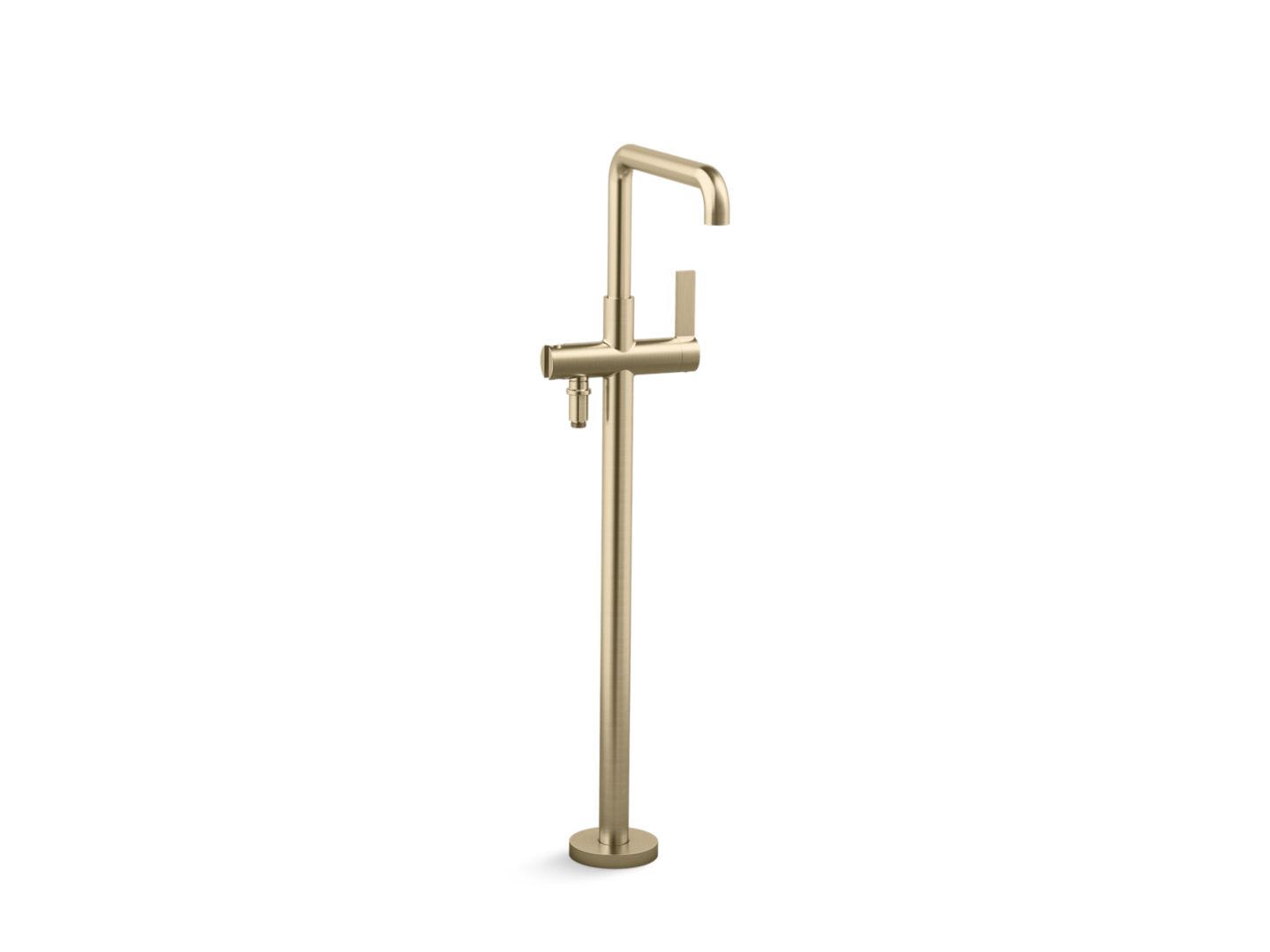 One Freestanding Bath Faucet, Less Handshower