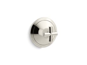 Script Thermostatic Shower Trim, Cross Handle | P25022-CR