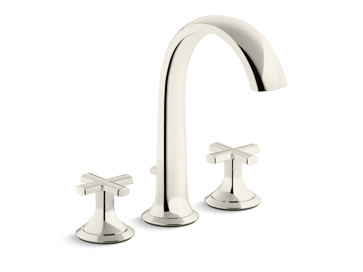 Script® Deck-Mount Bath Faucet with Diverter, Cross Handles