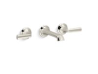 Wall-Mount Sink Faucet, Lever Handles 0