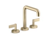 Deck-Mount Bath Faucet, Tall Spout, Lever Handles 0