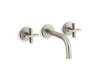 Wall-Mount Sink Faucet, Cross Handles 0