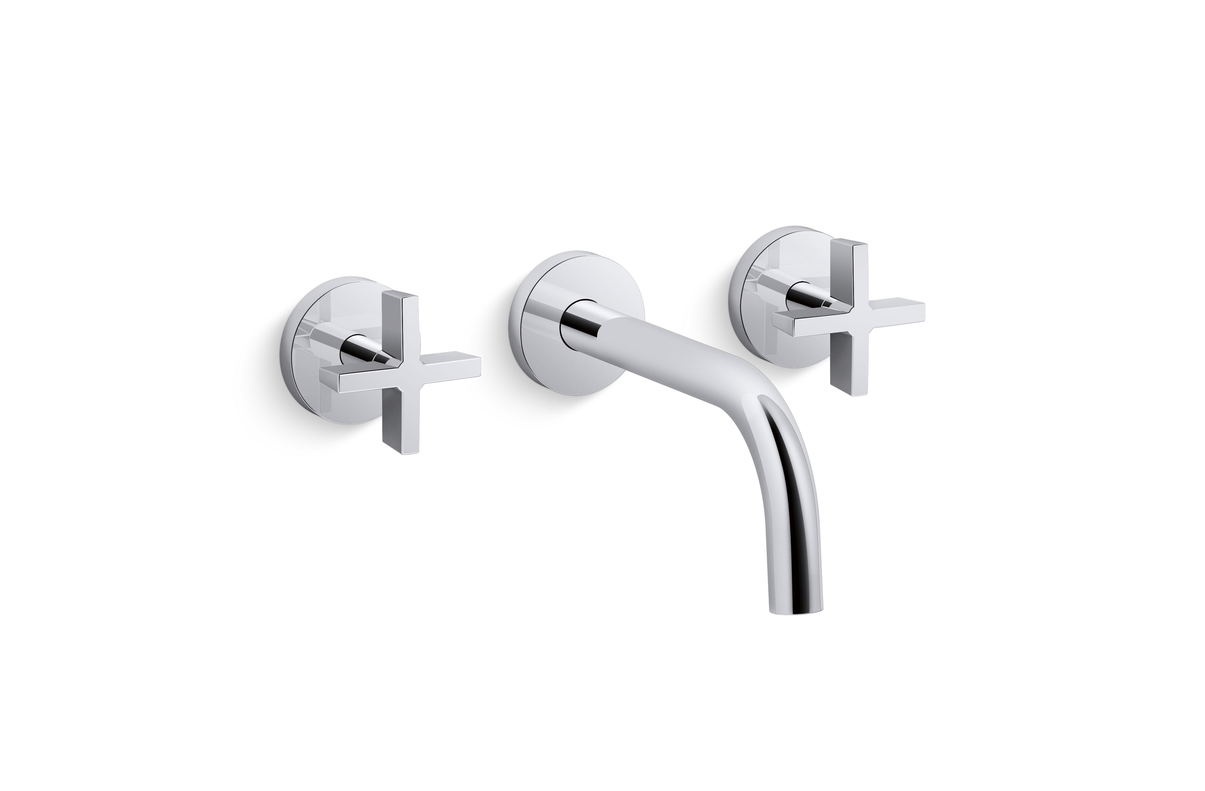 One™ — Wall-mount sink faucet, cross handles