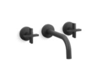 Wall-mount sink faucet, cross handles 0
