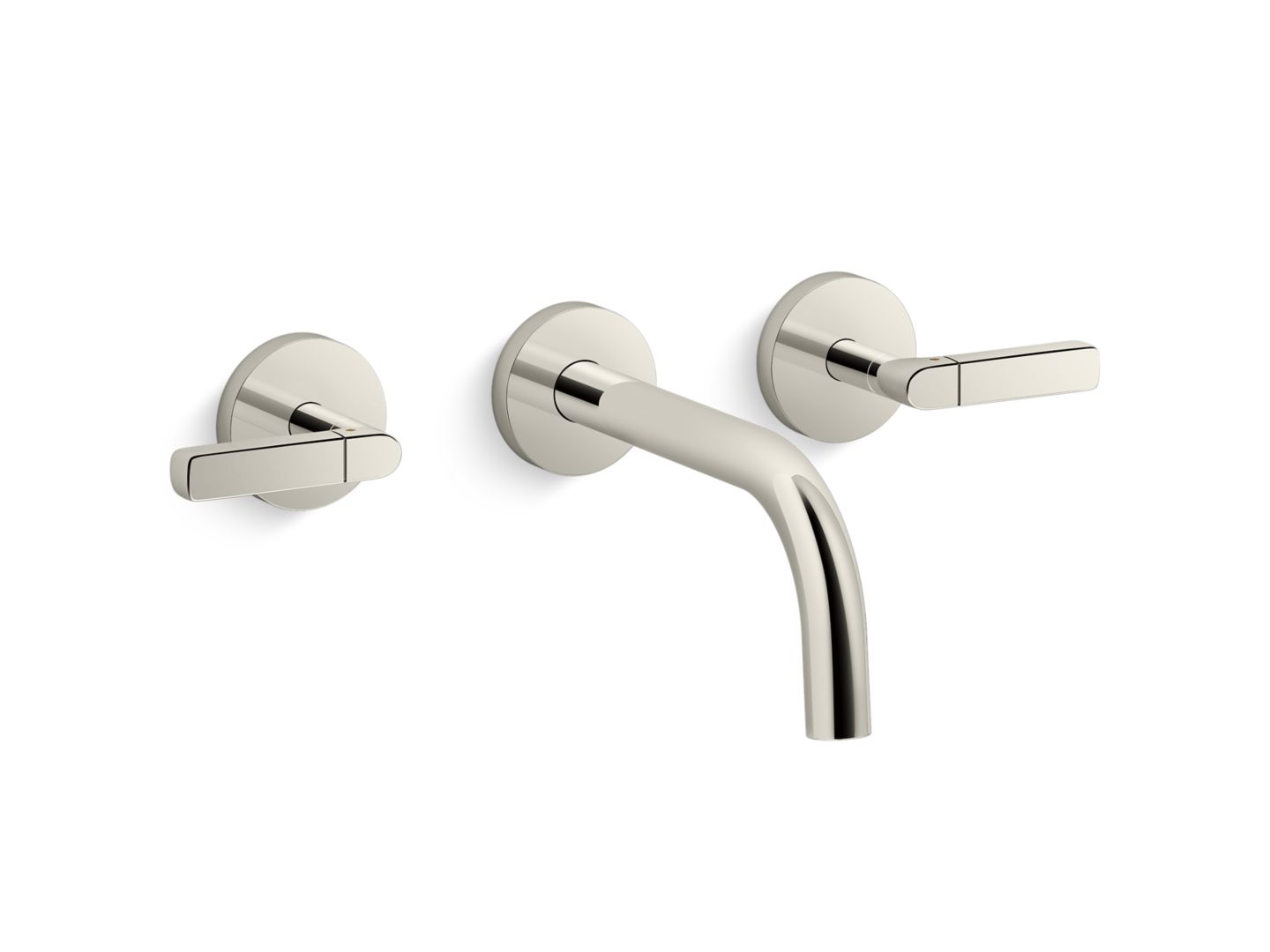 One Nazare Wall Mount Sink Faucet, Lever Handles