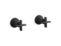 Wall-mount bath faucet handles, cross 0