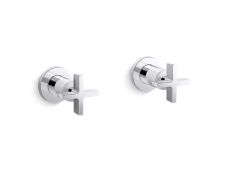 One™ Wall-mount bath faucet handles, cross