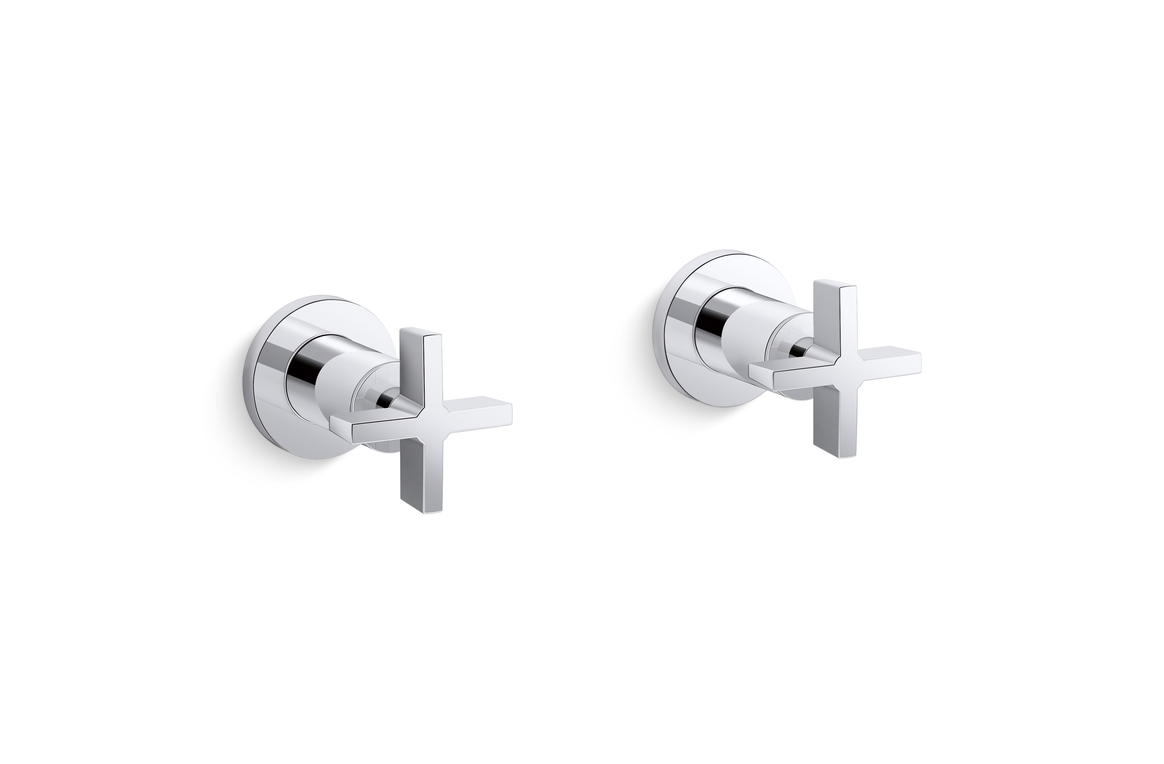 One™ — Wall-mount bath faucet handles, cross