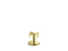 One™ Deck-mount diverter trim, cross handle