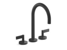 One™ Deck-mount bath faucet, gooseneck spout, lever handles