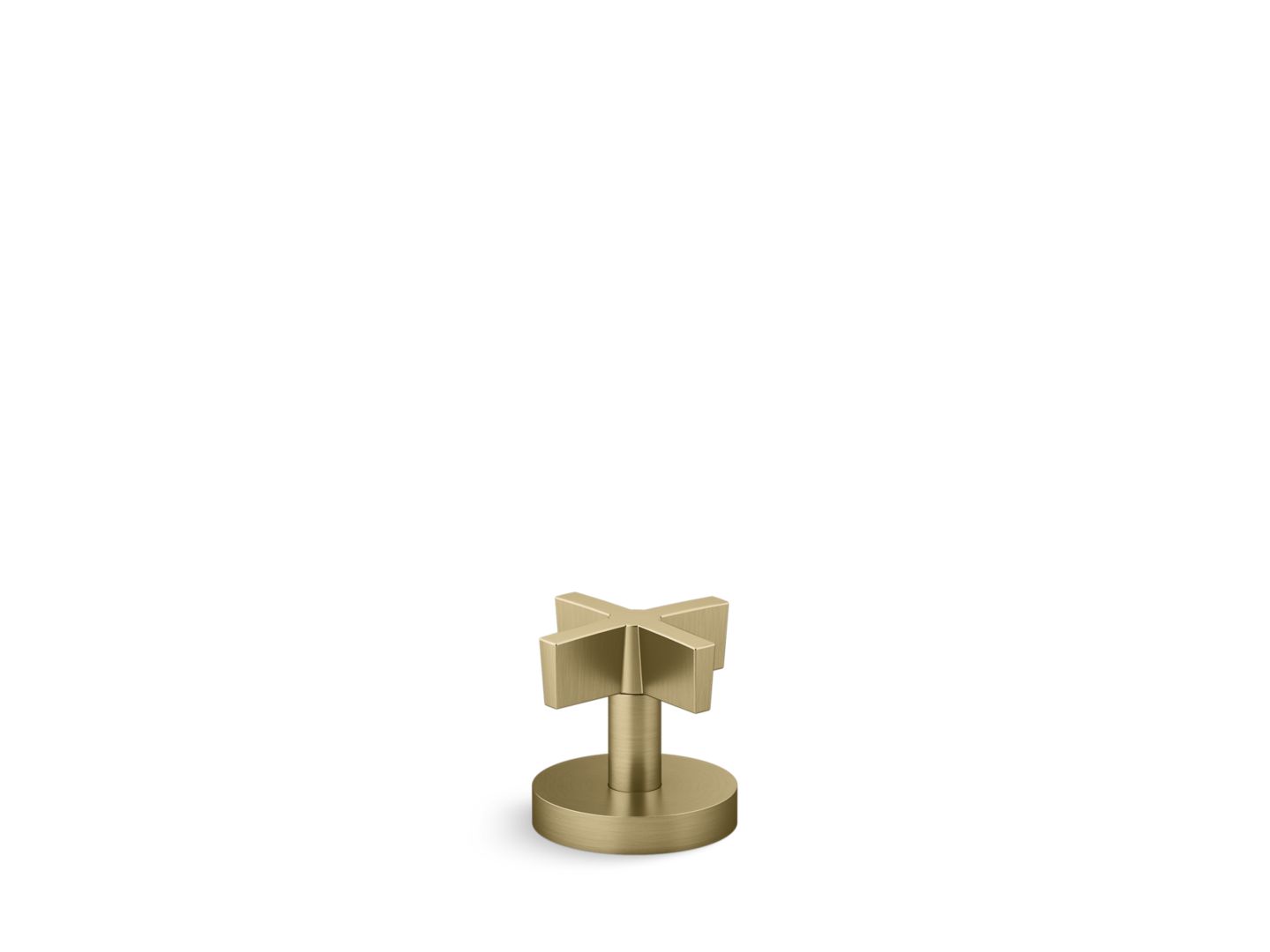 One™ Deck-mount diverter trim, cross handle