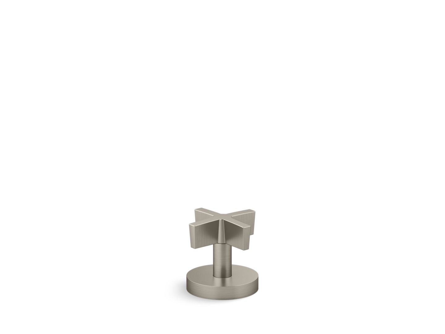 One™ Deck-mount diverter trim, cross handle
