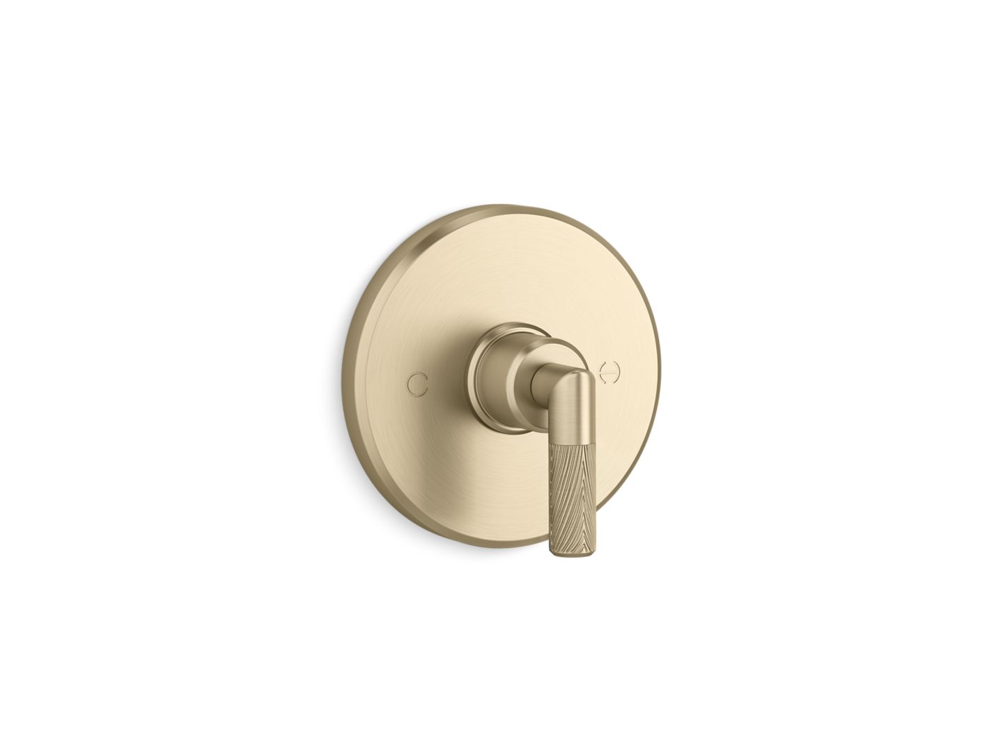 Pinna Paletta Thermostatic Trim, Lever Handle by Laura Kirar