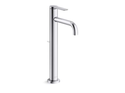 Single-control sink faucet, extra tall spout