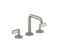 Sink Faucet, Tall Spout, White Carrara Handles 0