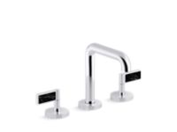 Sink faucet, tall spout, Nero Marquina handles 1
