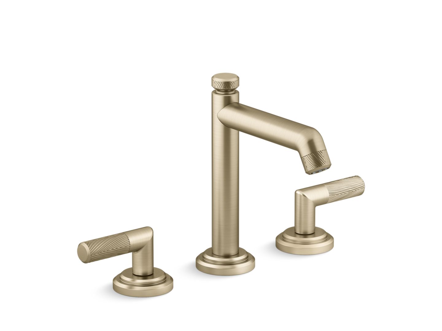 Pinna Paletta Sink Faucet, Tall Spout Lever Handles by Laura Kirar