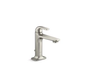 Single-control sink faucet