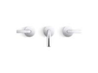 Wall-Mount Sink Faucet, Lever Handles 2