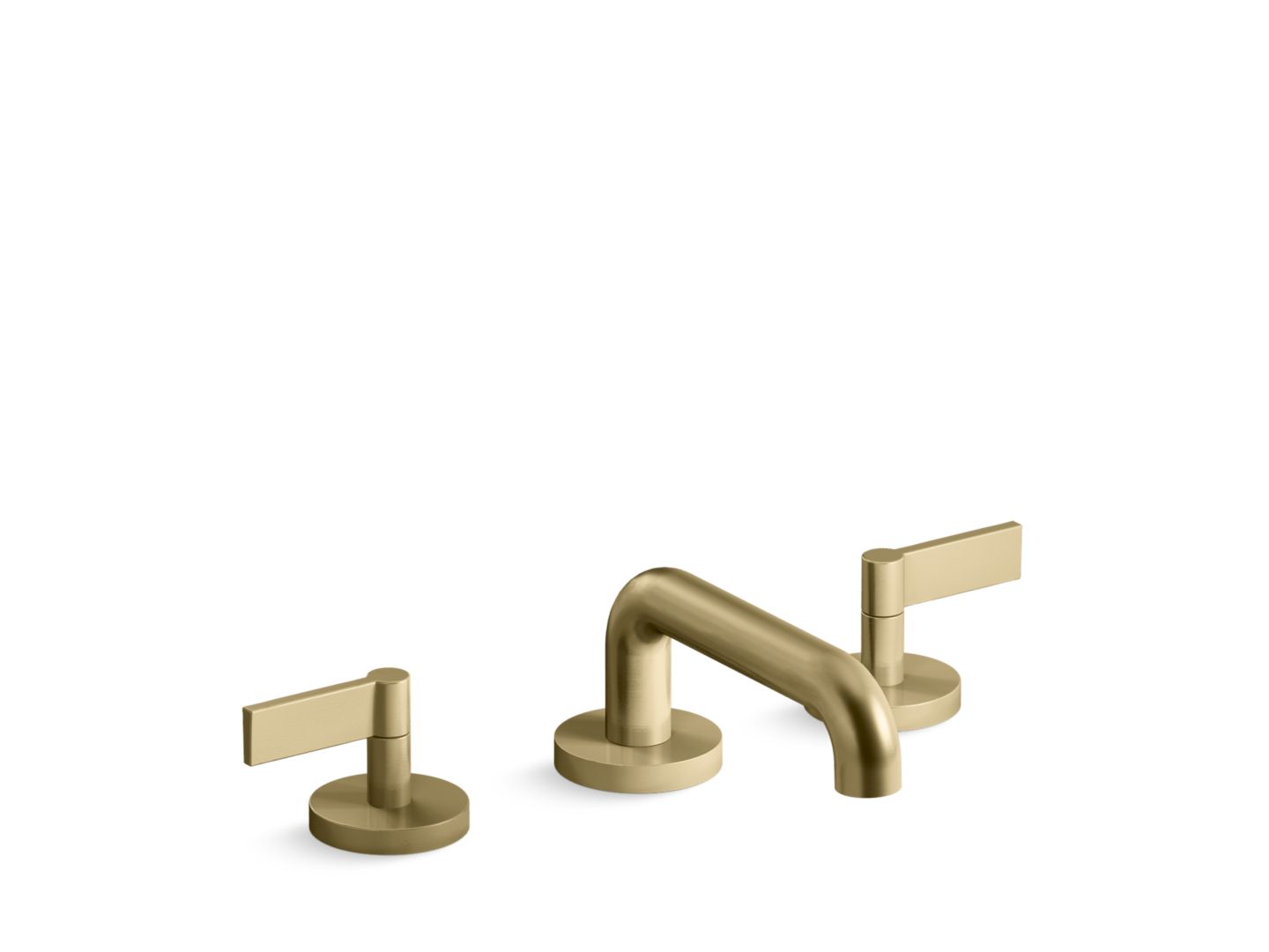 One Sink Faucet, Low Spout, Lever Handles