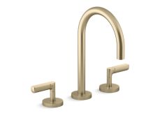 One™ Nazaré® Sink faucet, gooseneck spout, lever handles