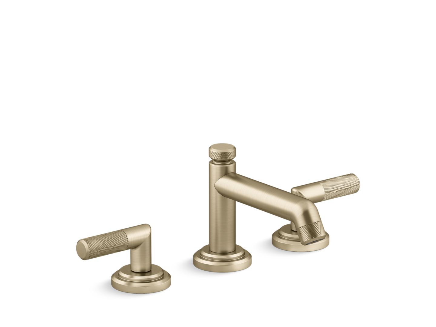 Pinna Paletta Sink Faucet, Low Spout Lever Handles by Laura Kirar