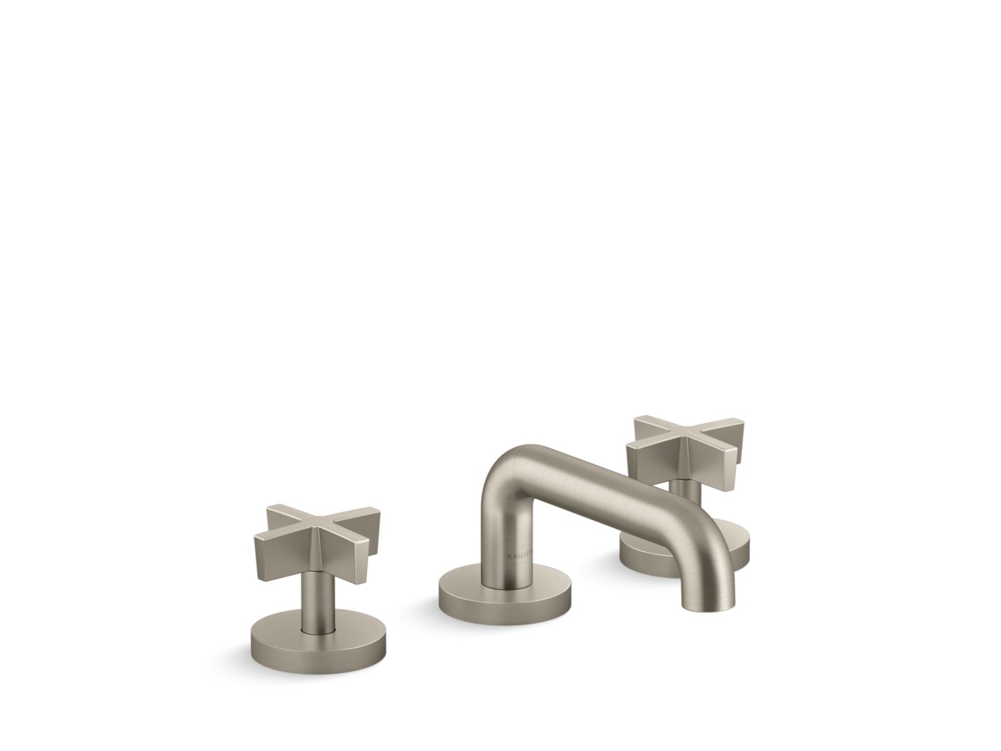 One Sink Faucet, Low Spout, Cross Handles