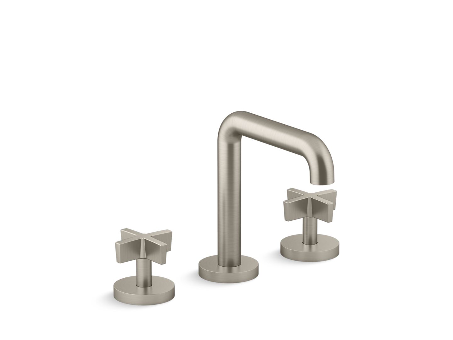 One Sink Faucet, Tall Spout, Cross Handles