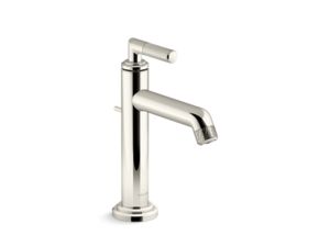 Single-control sink faucet