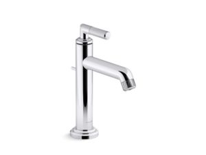 Single-control sink faucet