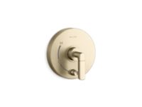 Pressure balance trim with diverter, lever handle 0