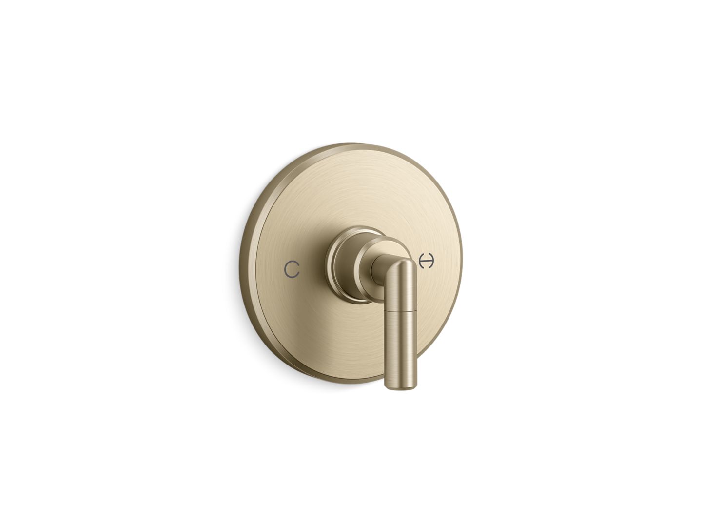 Pure Paletta Thermostatic Trim, Lever Handle by Laura Kirar