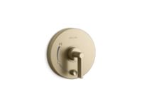 Pressure balance trim with diverter, lever handle 0